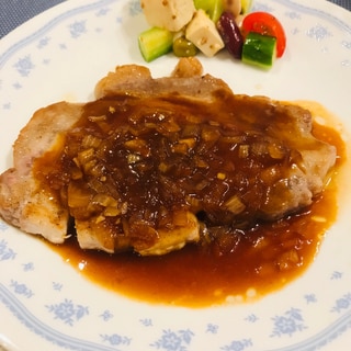 ★豚肉★玉ねぎ醤油ソース